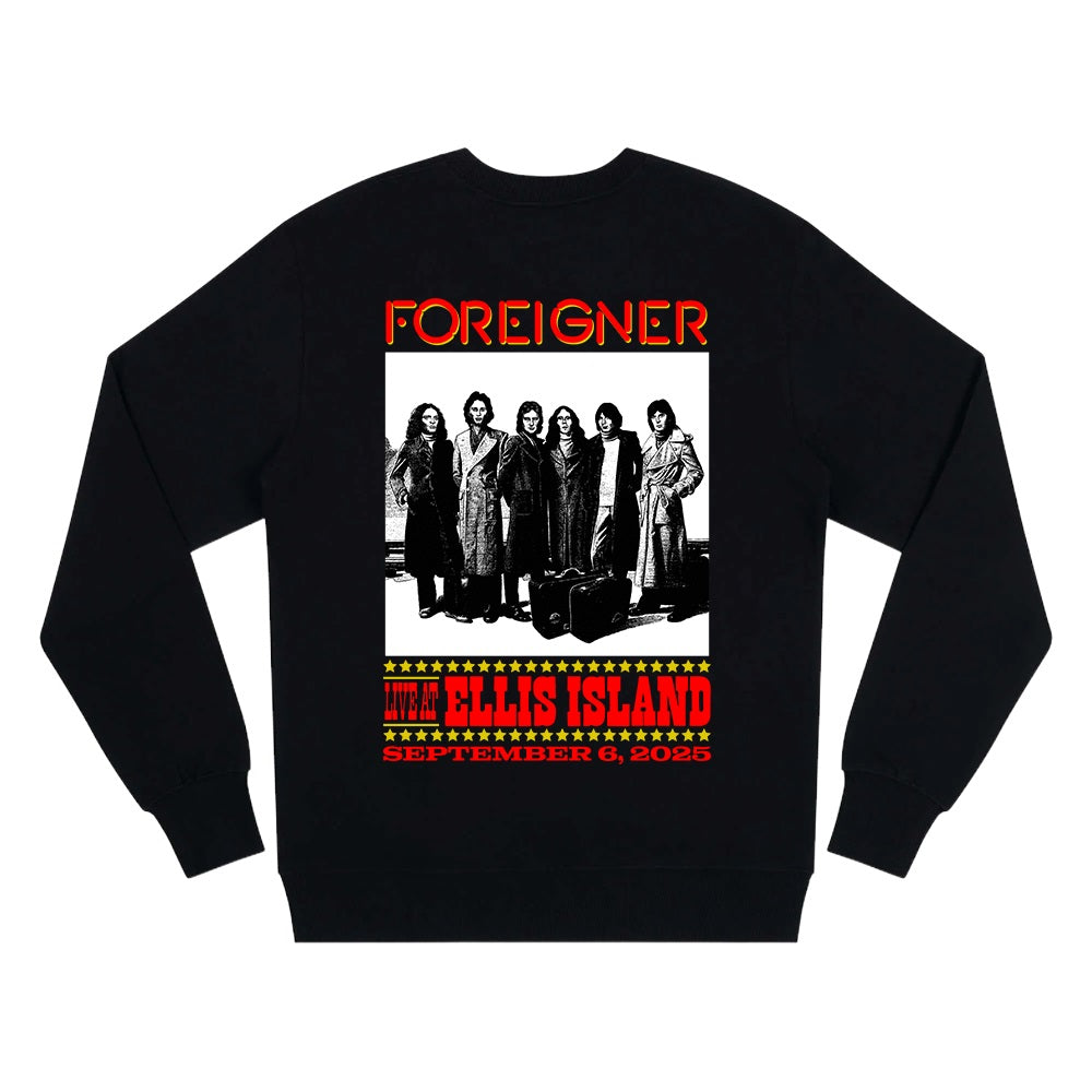 Foreigner: Live At Ellis Island - Black Sweatshirt