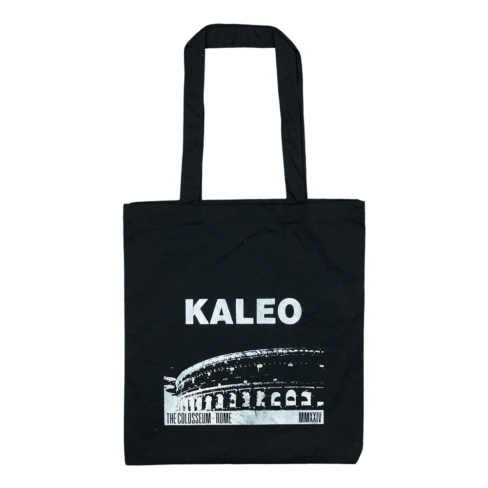 KALEO: The Colosseum - Rome - Black Tote Bag