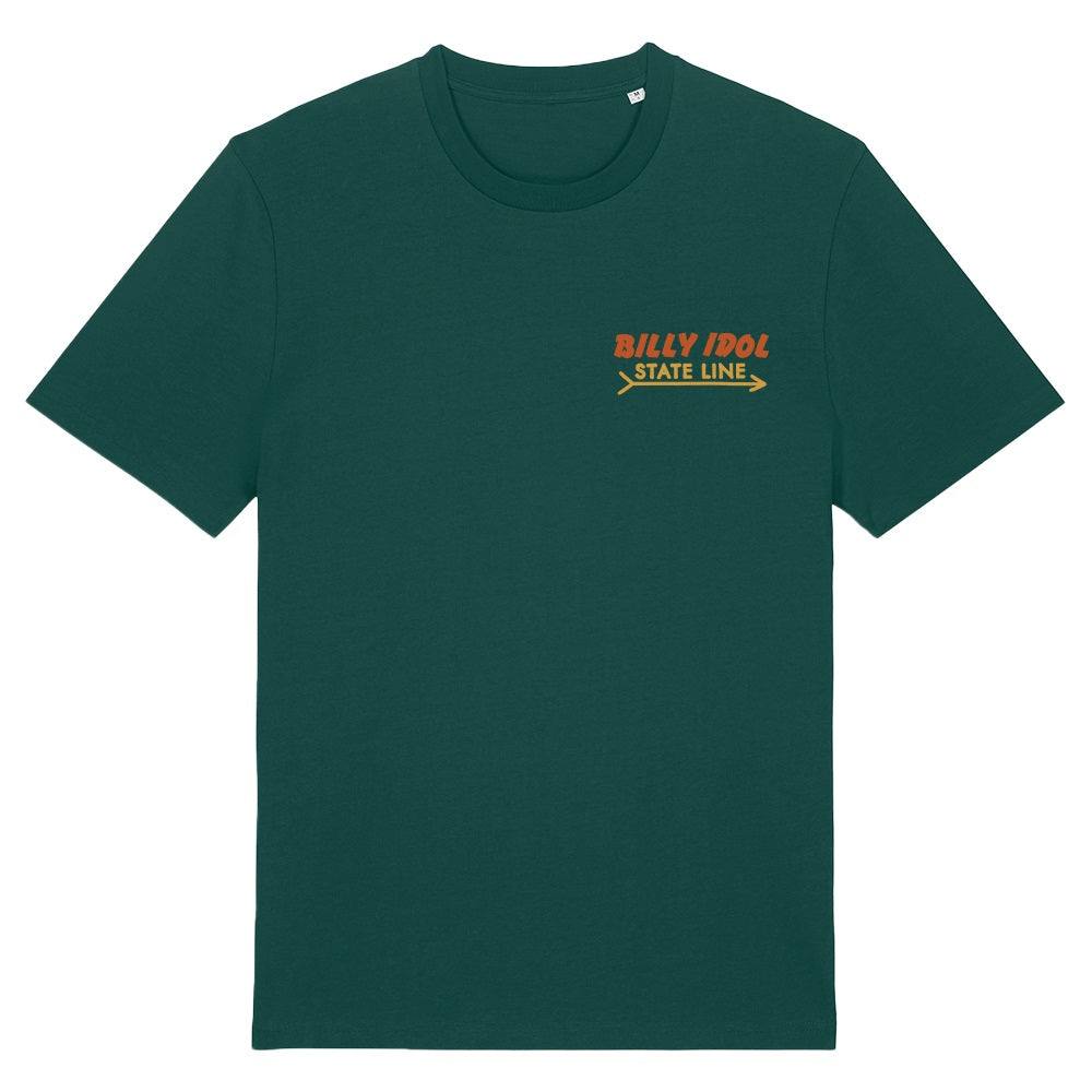 Billy Idol: State Line - Green T-Shirt