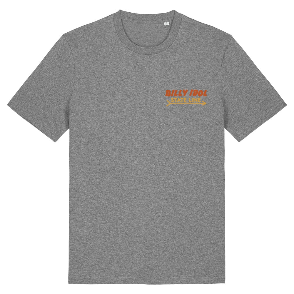 Billy Idol: State Line - Grey T-Shirt