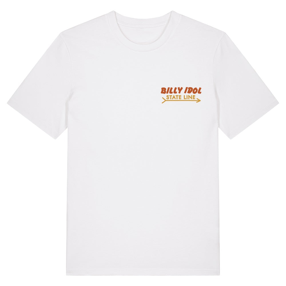 Billy Idol: State Line - White T-Shirt