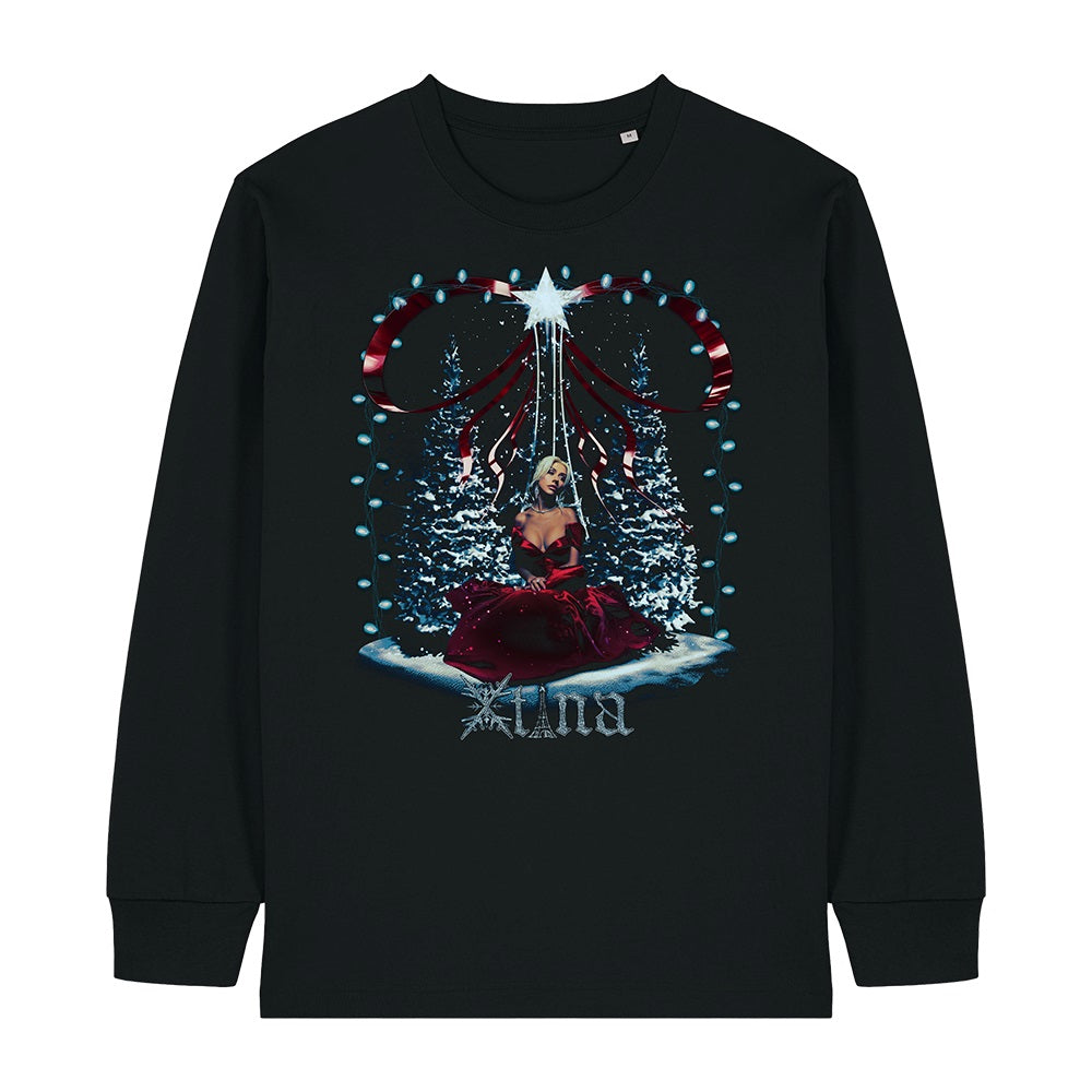 Christina Aguilera: Christmas in Paris Black Long Sleeve T-Shirt