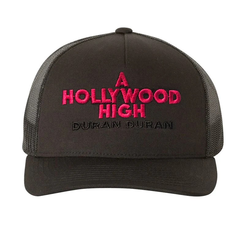 Duran Duran Blacked-Out 'A Hollywood High' - Black Trucker Cap