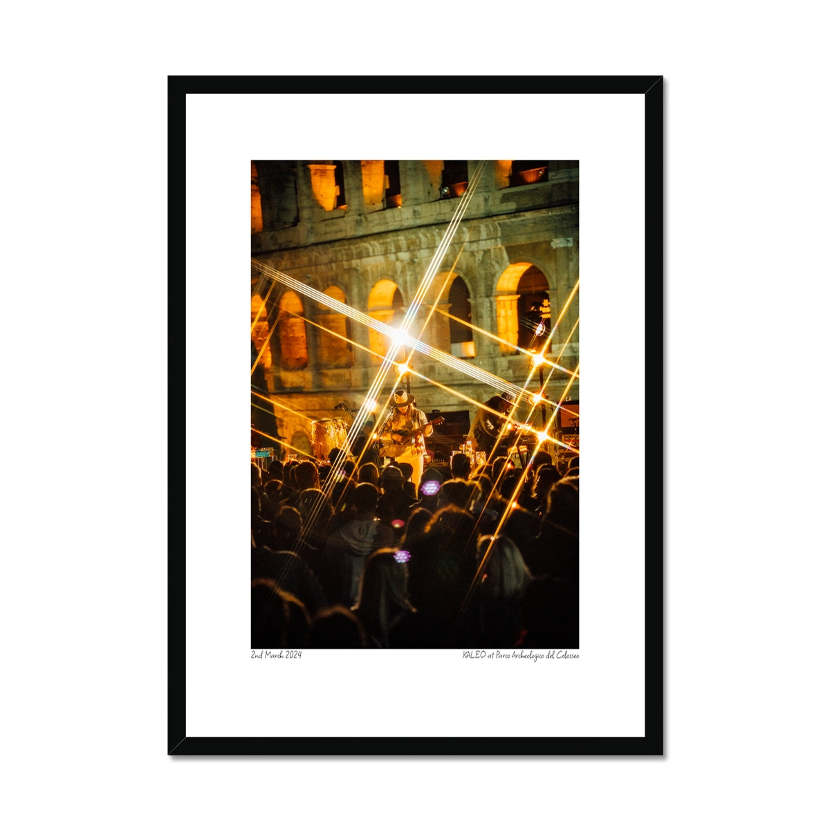 KALEO at Parco Archeologico del Colosseo (Portrait, Colour) Framed Print