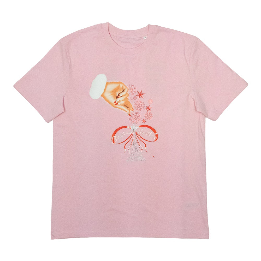 Christina Aguilera: Merry Christmas - Pink T-Shirt
