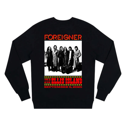 Foreigner: Live At Ellis Island - Black Sweatshirt
