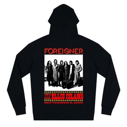 Foreigner: Live At Ellis Island - Black Hoodie
