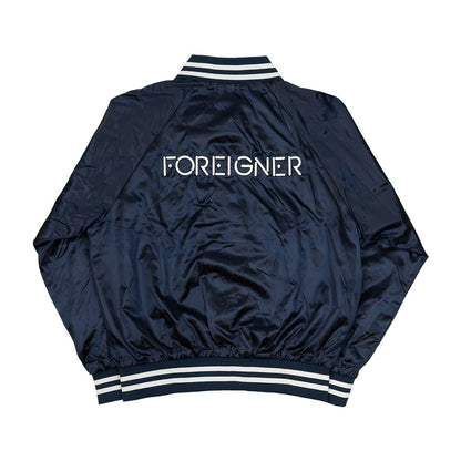 Foreigner - Navy Satin Tour Jacket