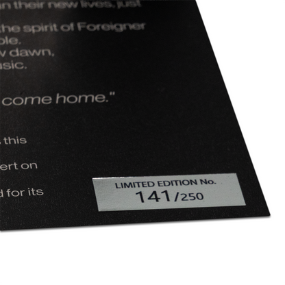 Foreigner: Live At Ellis Island Souvenir Ticket (1-250)