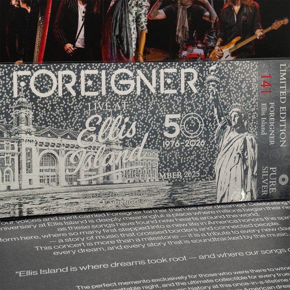 Foreigner: Live At Ellis Island Souvenir Ticket (1-250)