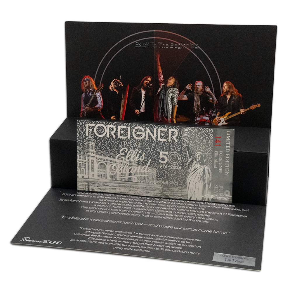 Foreigner: Live At Ellis Island Souvenir Ticket (1-250)